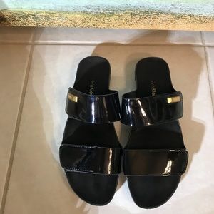 ☀️Calvin Klein cool summer black slides☀️